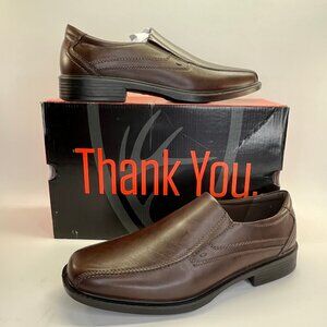 Deer Stag Noble Slip-On Loafer Dark Brown Size 11.5M Mens Memory Foam Comfort